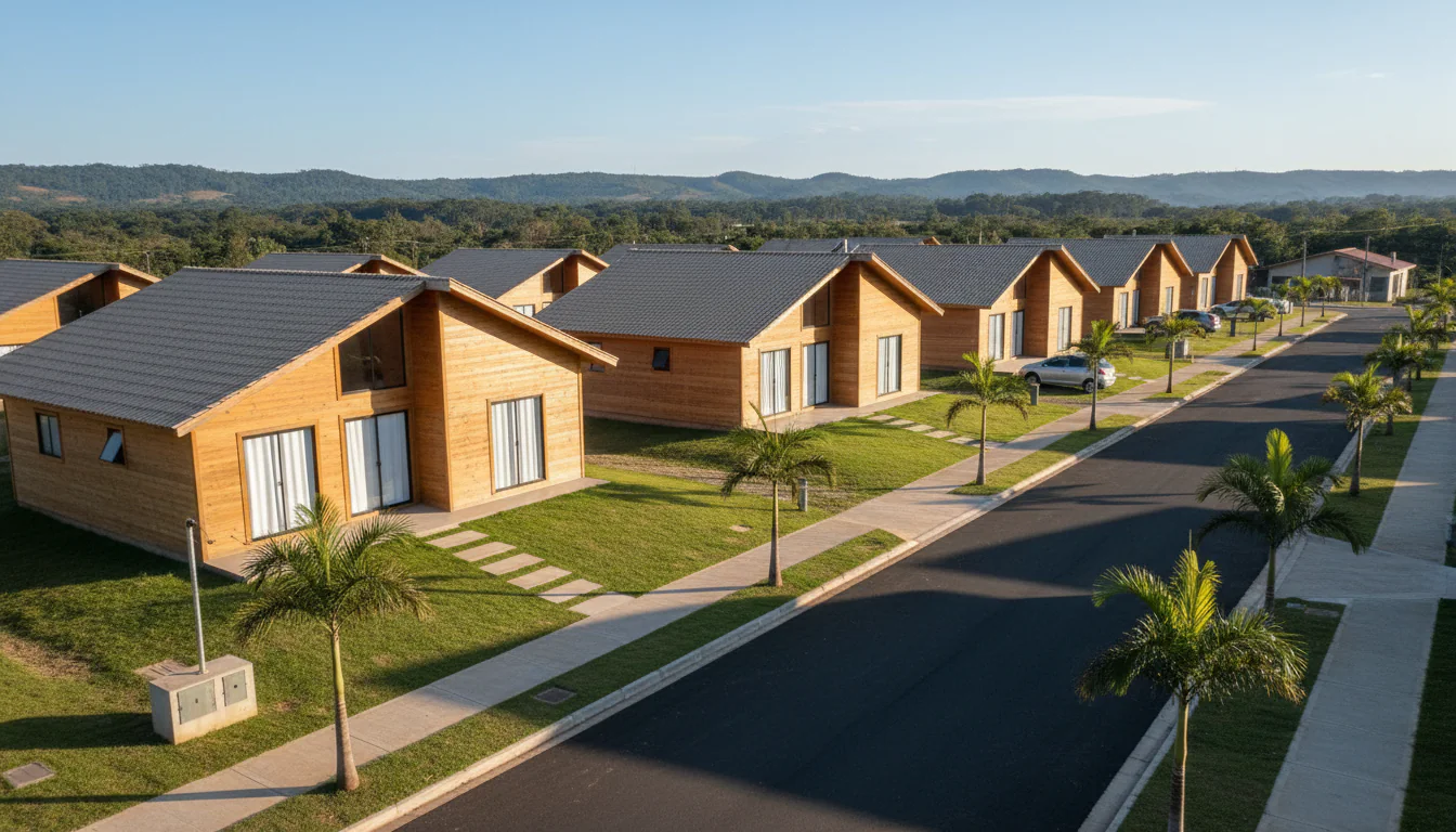 Casas de Madeira Pré-Fabricadas em São Bento do Norte – RN