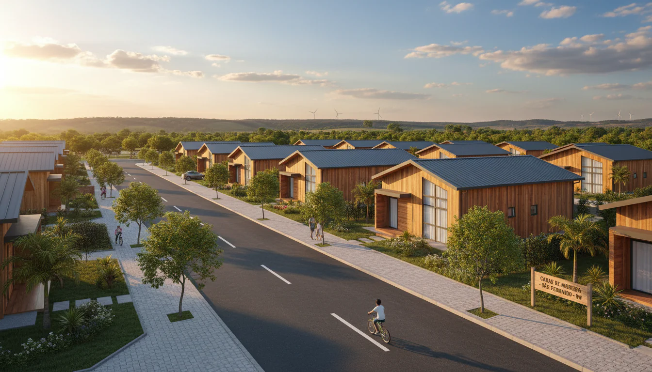 Casas de Madeira Pré-Fabricadas em São Fernando – RN