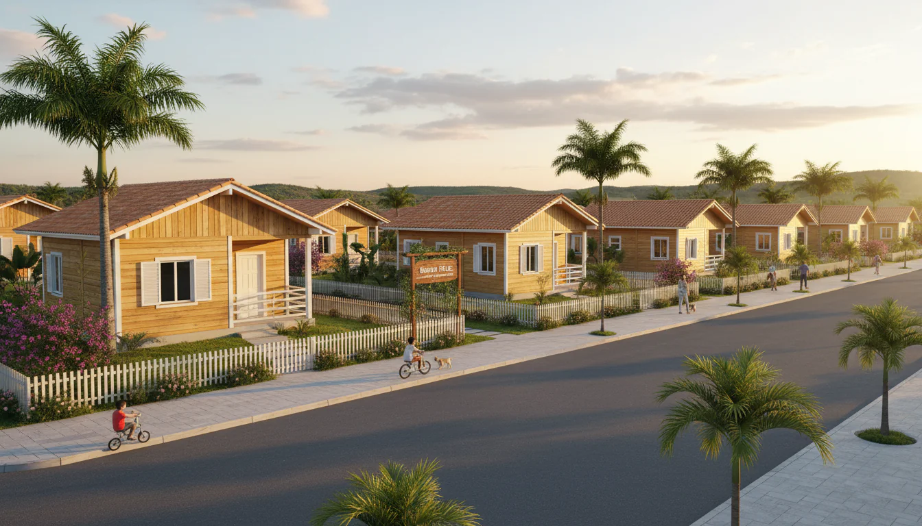 Casas de Madeira Pré-Fabricadas em São Pedro – RN