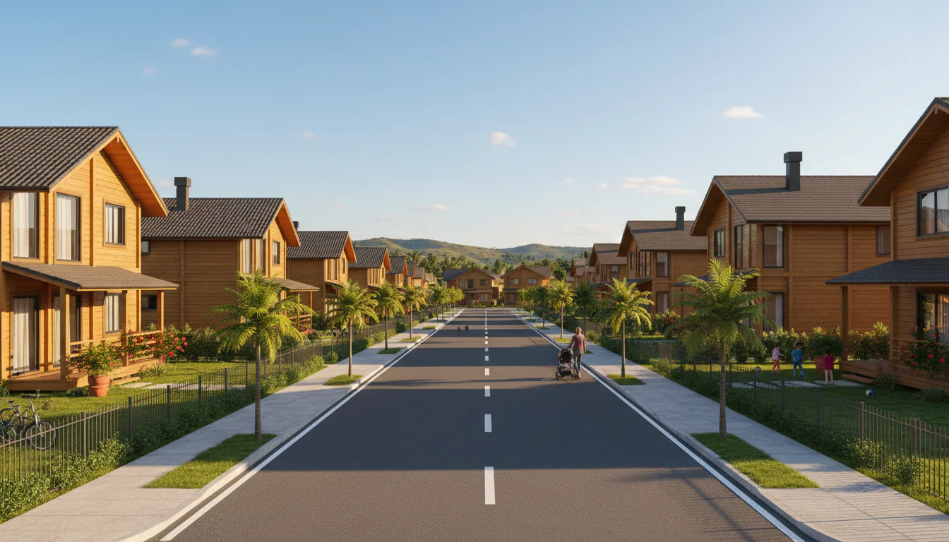 Casas de Madeira Pré-Fabricadas em Taipu – RN