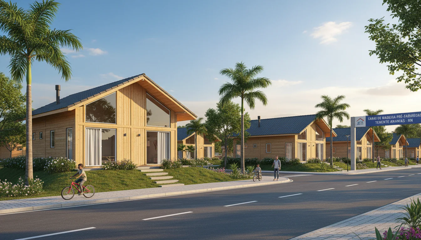 Casas de Madeira Pré-Fabricadas em Tenente Ananias – RN
