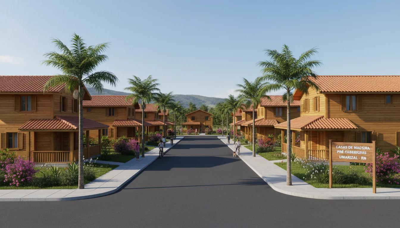 Casas de Madeira Pré-Fabricadas em Umarizal – RN Casas de Madeira Pré-Fabricadas em Umarizal – RN
