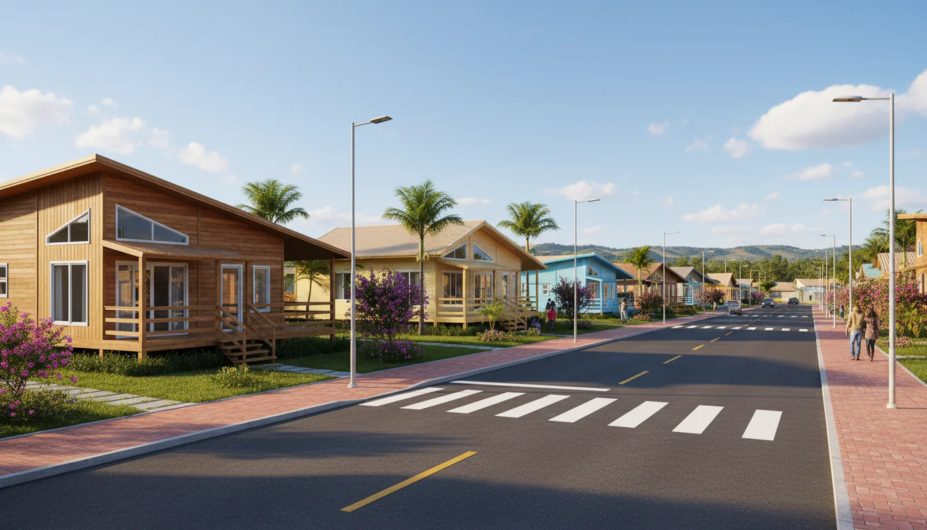 Casas de Madeira Pré-Fabricadas em Várzea – RN Casas de Madeira Pré-Fabricadas em Várzea – RN