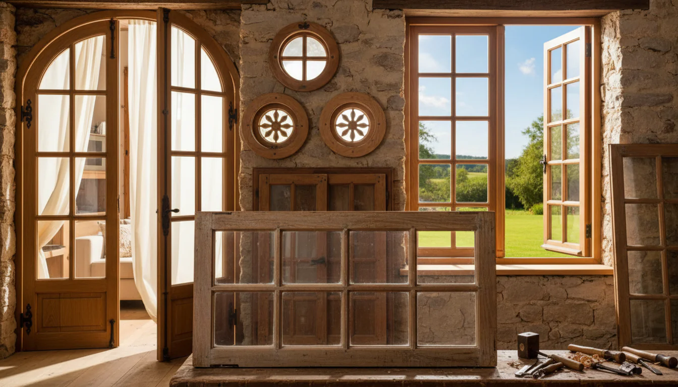 Janelas de madeira: modelos charmosos para construção