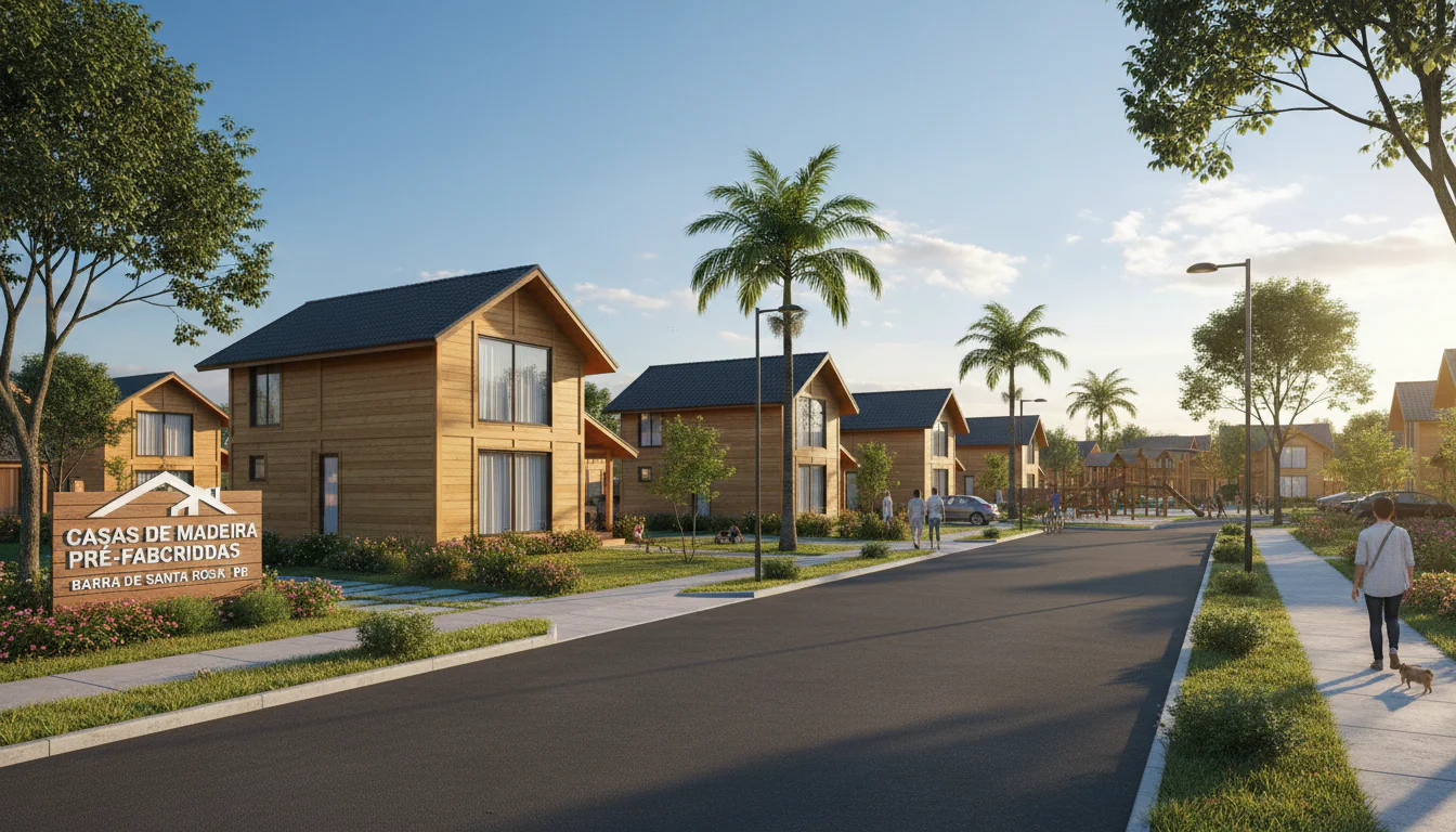 Casas de Madeira Pré-Fabricadas em Barra de Santa Rosa – PB Casas de Madeira Pré-Fabricadas em Barra de Santa Rosa – PB