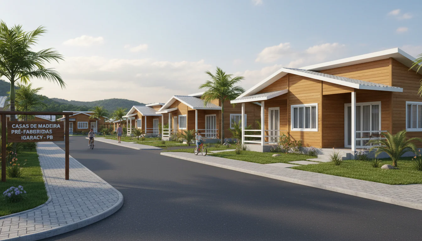 Casas de Madeira Pré-Fabricadas em Igaracy – PB Casas de Madeira Pré-Fabricadas em Igaracy – PB