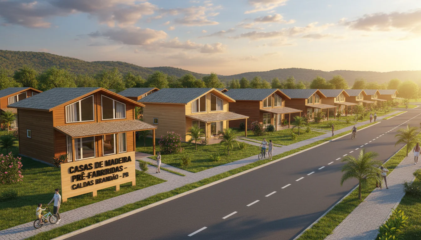 Casas de Madeira Pré-Fabricadas em Caldas Brandão – PB Casas de Madeira Pré-Fabricadas em Caldas Brandão – PB