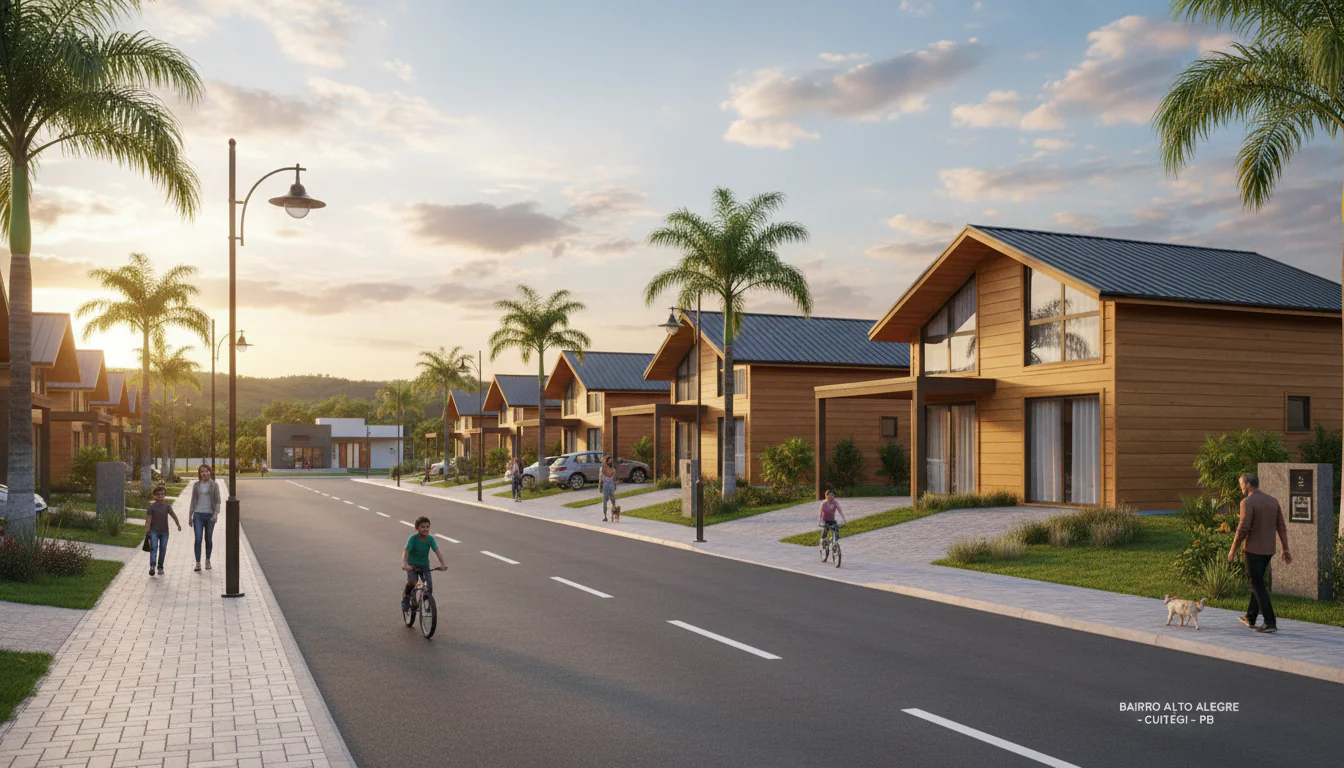 Casas de Madeira Pré-Fabricadas em Cuitegi – PB