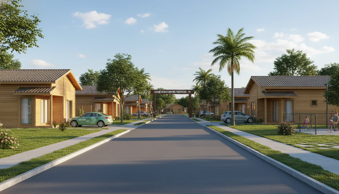 Casas de Madeira Pré-Fabricadas em Esperança – PB