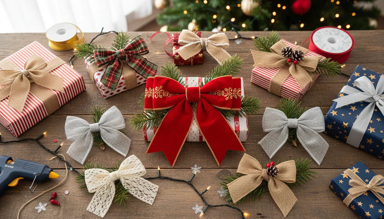 Laços de Natal: como fazer e ideias