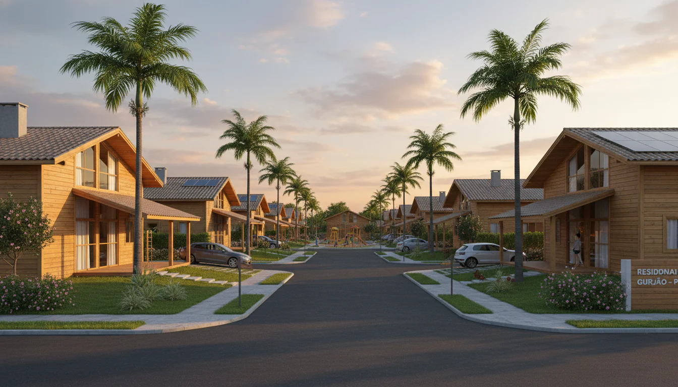 Casas de Madeira Pré-Fabricadas em Gurjão – PB