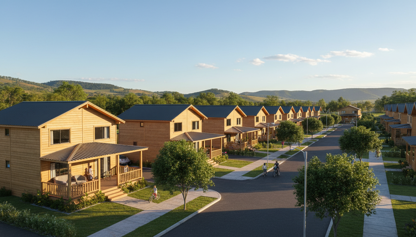 Casas de Madeira Pré-Fabricadas em Ibiara – PB