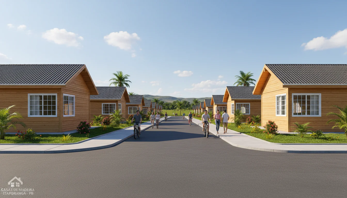 Casas de Madeira Pré-Fabricadas em Itaporanga – PB