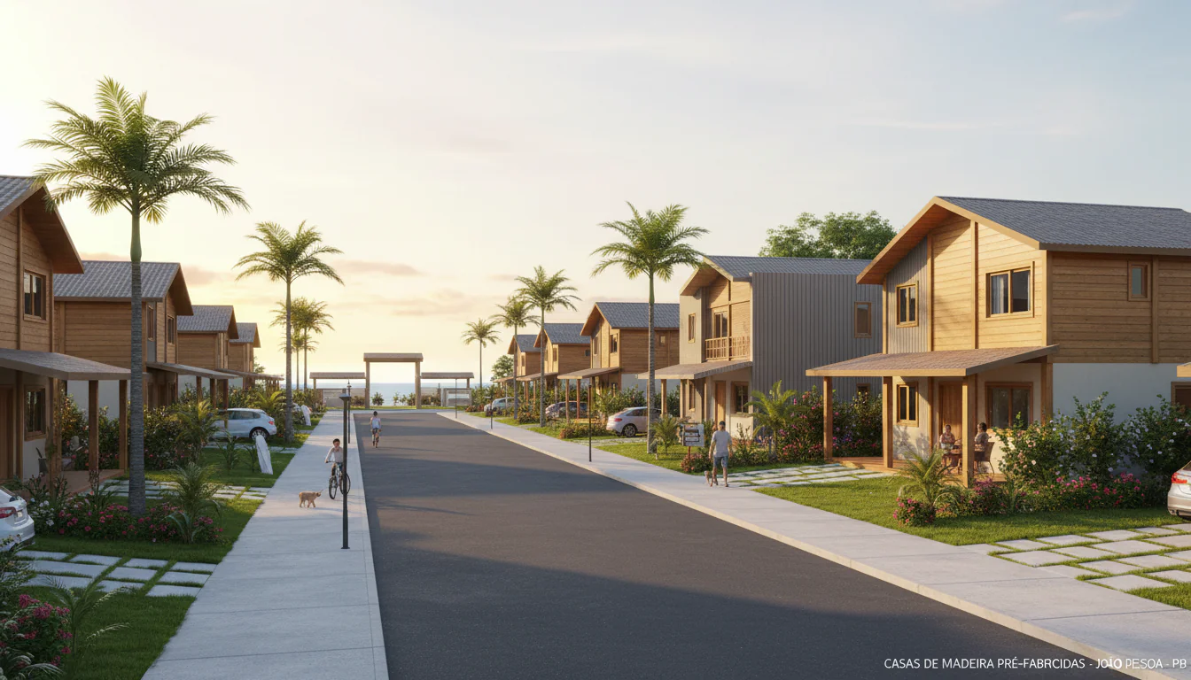 Casas de Madeira Pré-Fabricadas em João Pessoa – PB