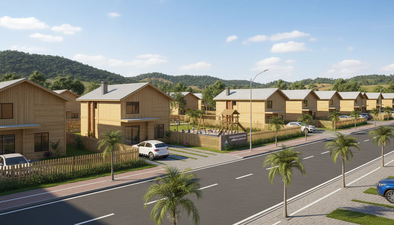 Casas de Madeira Pré-Fabricadas em Juripiranga – PB