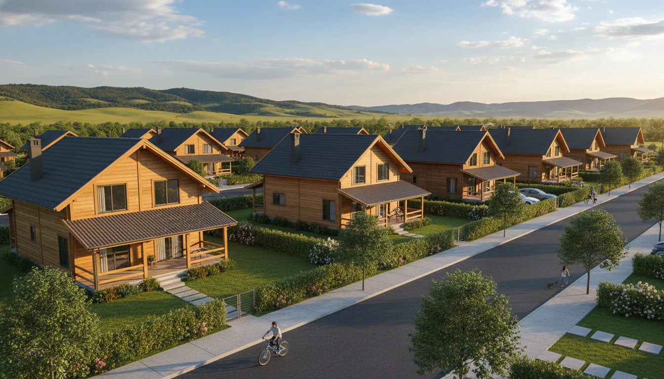 Casas de Madeira Pré-Fabricadas em Montadas – PB