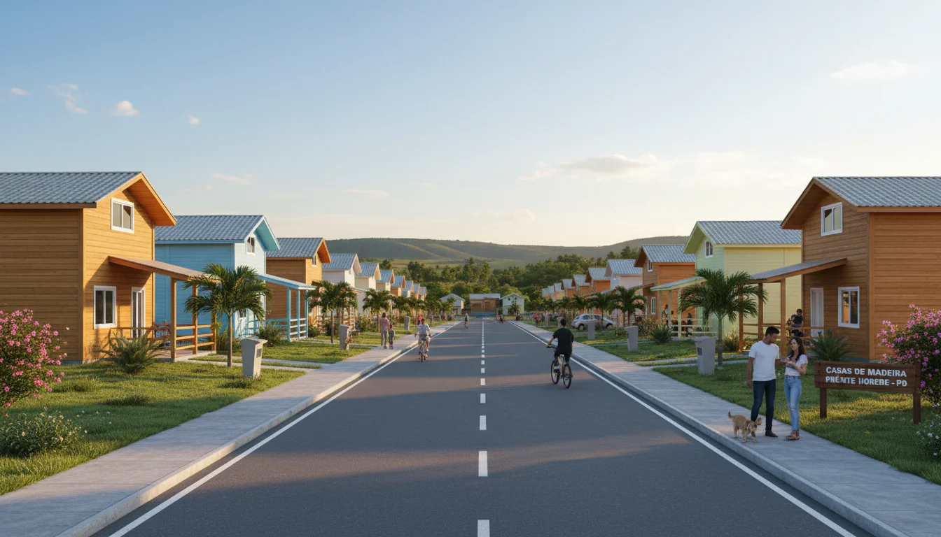 Casas de Madeira Pré-Fabricadas em Monte Horebe – PB