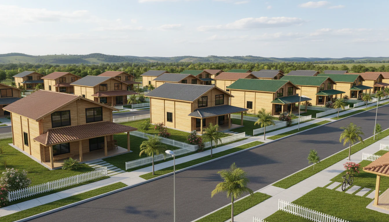 Casas de Madeira Pré-Fabricadas em Natuba – PB