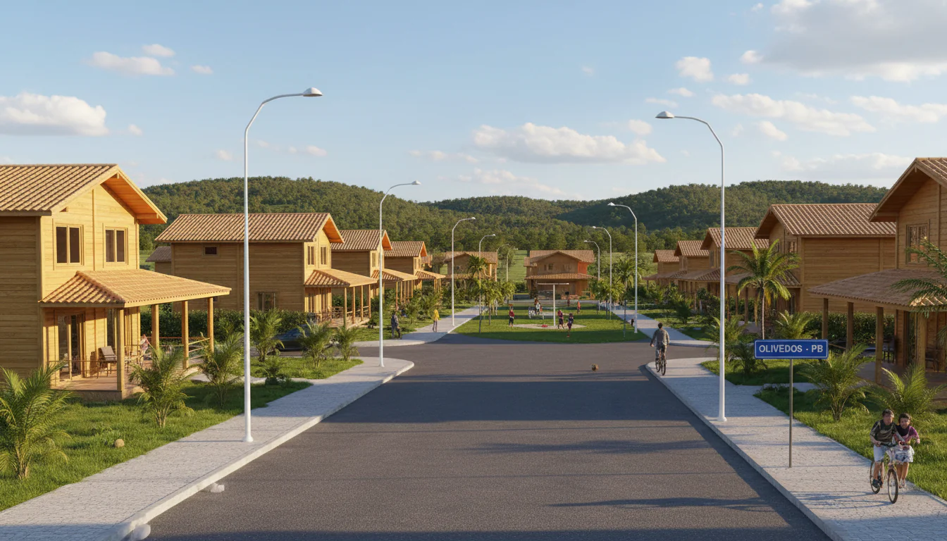 Casas de Madeira Pré-Fabricadas em Olivedos – PB