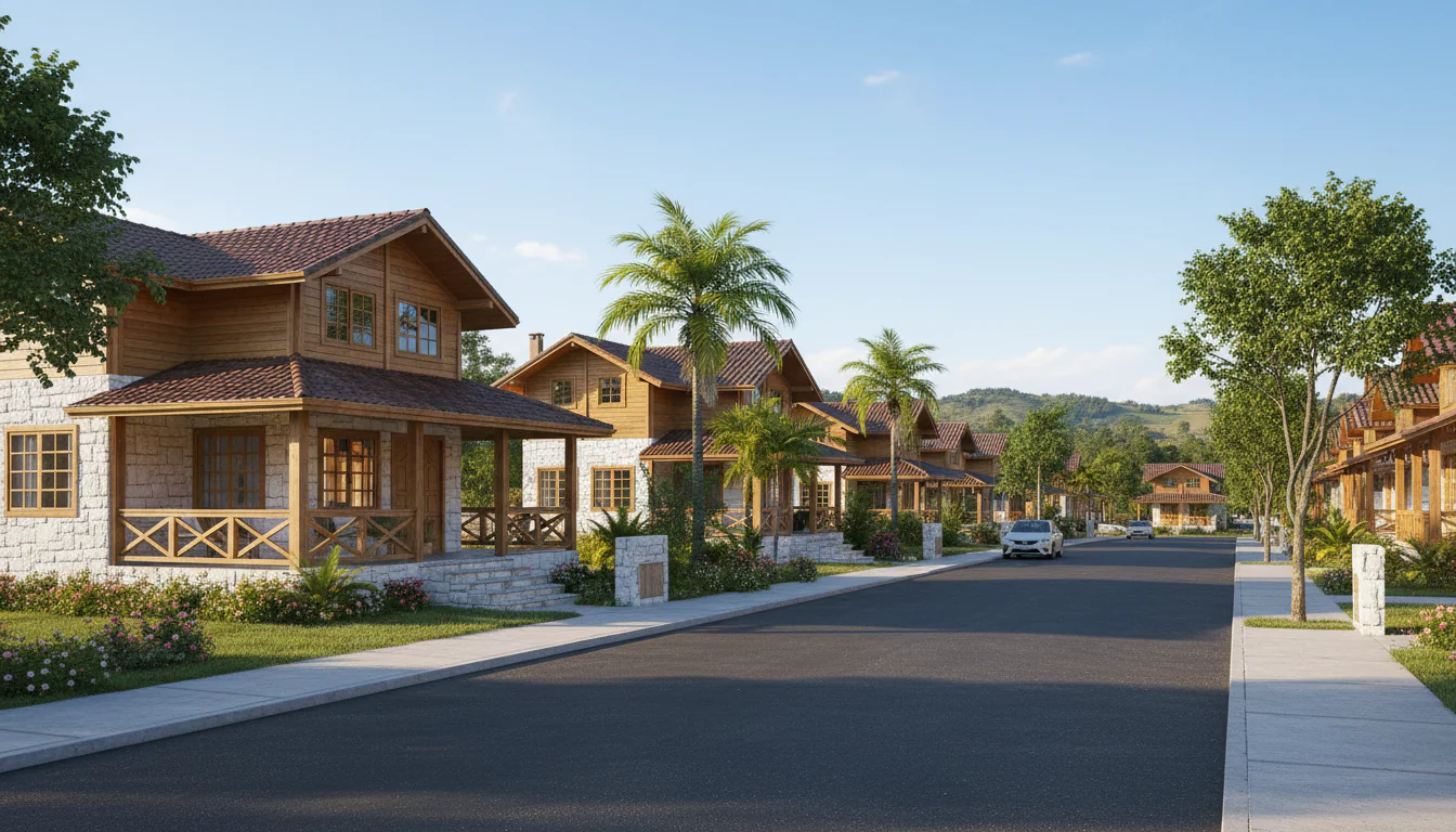 Casas de Madeira Pré-Fabricadas em Pedra Branca – PB