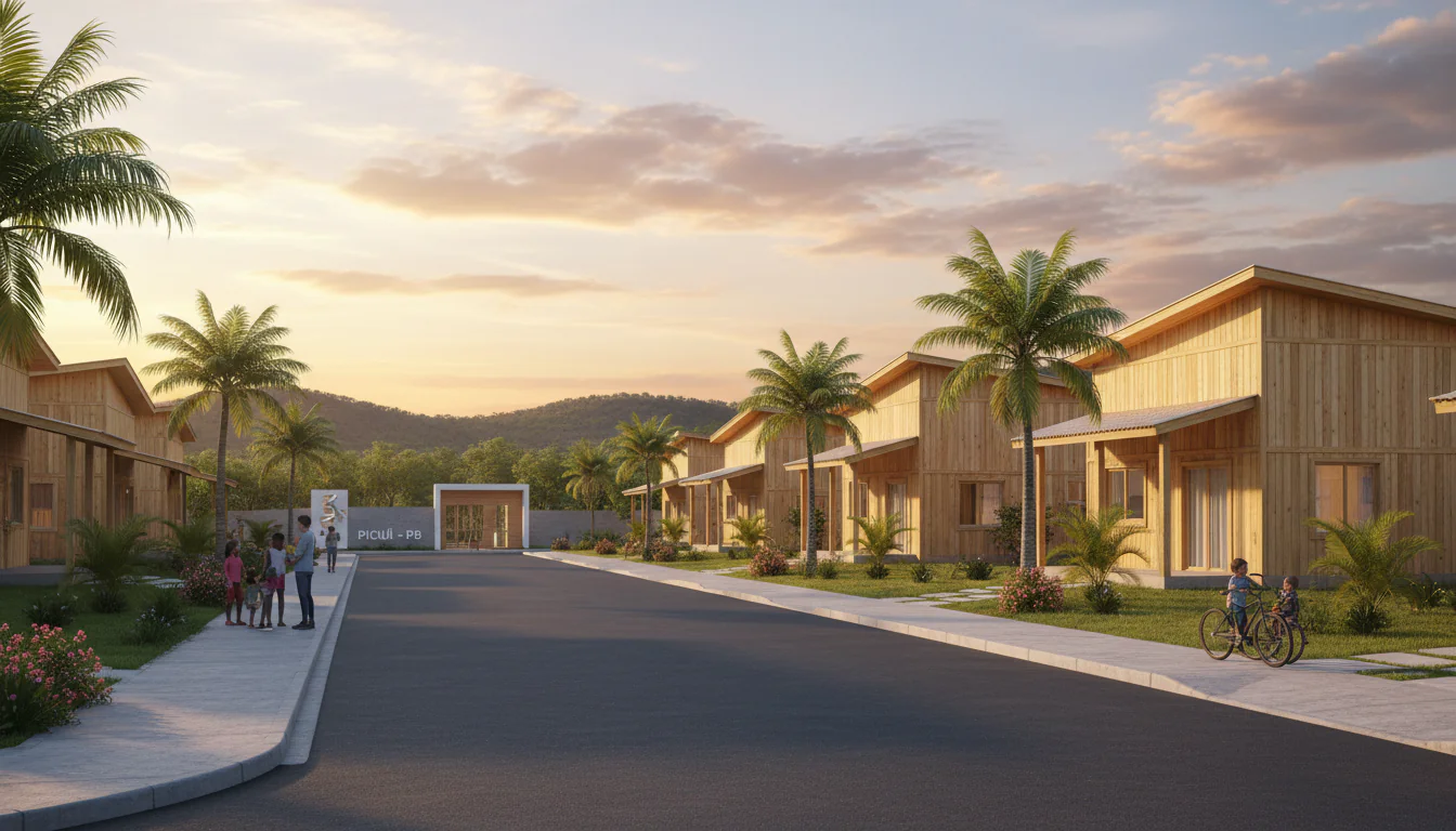 Casas de Madeira Pré-Fabricadas em Picuí – PB