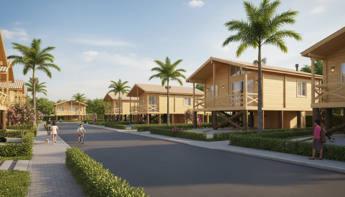 Casas de Madeira Pré-Fabricadas em Pilõezinhos – PB