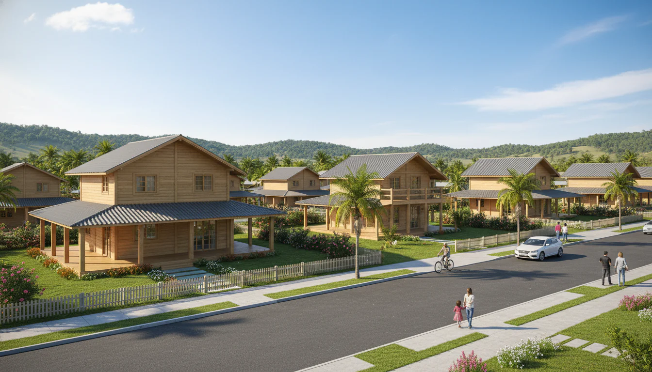 Casas de Madeira Pré-Fabricadas em Santa Teresinha – PB Casas de Madeira Pré-Fabricadas em Santa Teresinha – PB