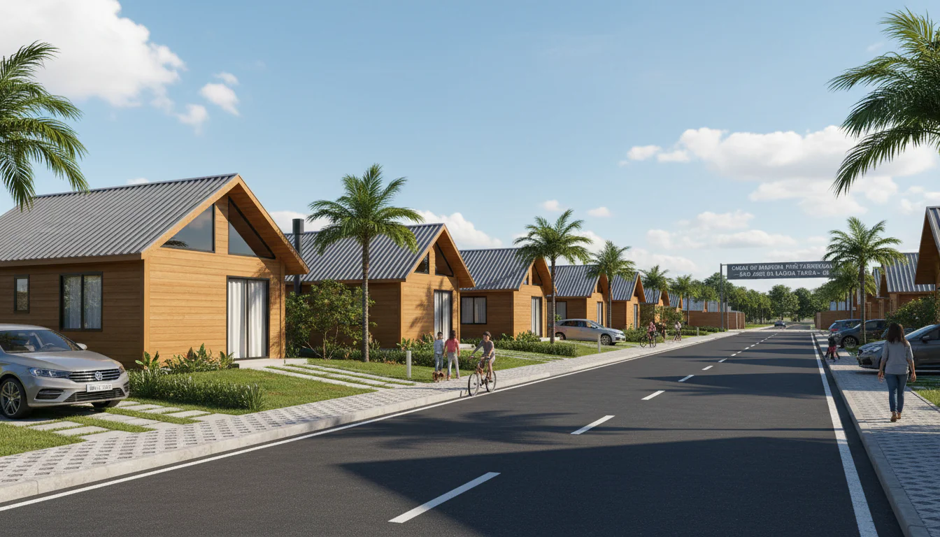 Casas de Madeira Pré-Fabricadas em São José da Lagoa Tapada – PB Casas de Madeira Pré-Fabricadas em São José da Lagoa Tapada – PB