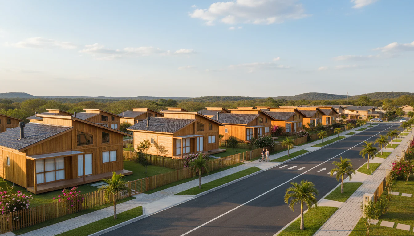 Casas de Madeira Pré-Fabricadas em São José do Sabugi – PB