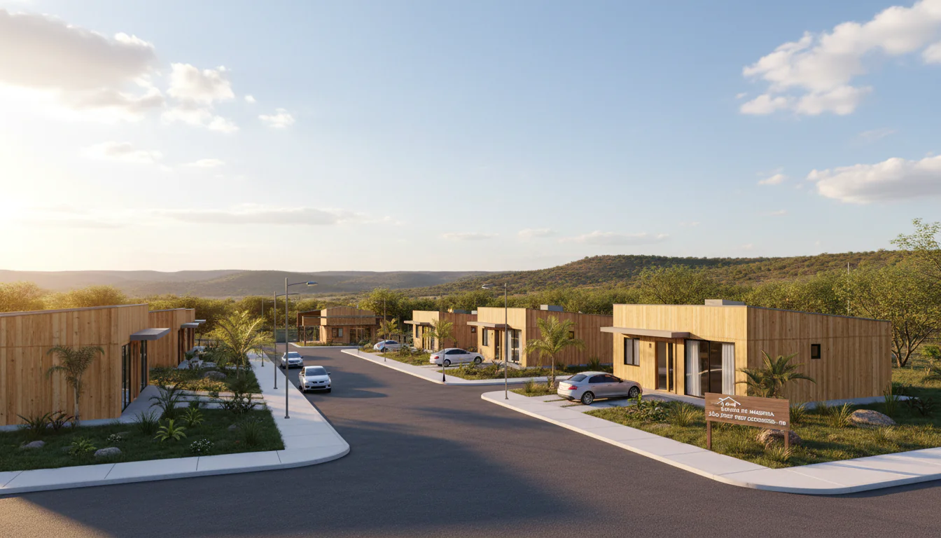 Casas de Madeira Pré-Fabricadas em São José dos Cordeiros – PB