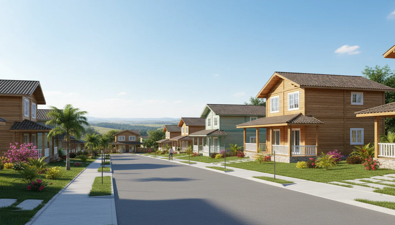 Casas de Madeira Pré-Fabricadas em São Sebastião do Umbuzeiro – PB Casas de Madeira Pré-Fabricadas em São Sebastião do Umbuzeiro – PB