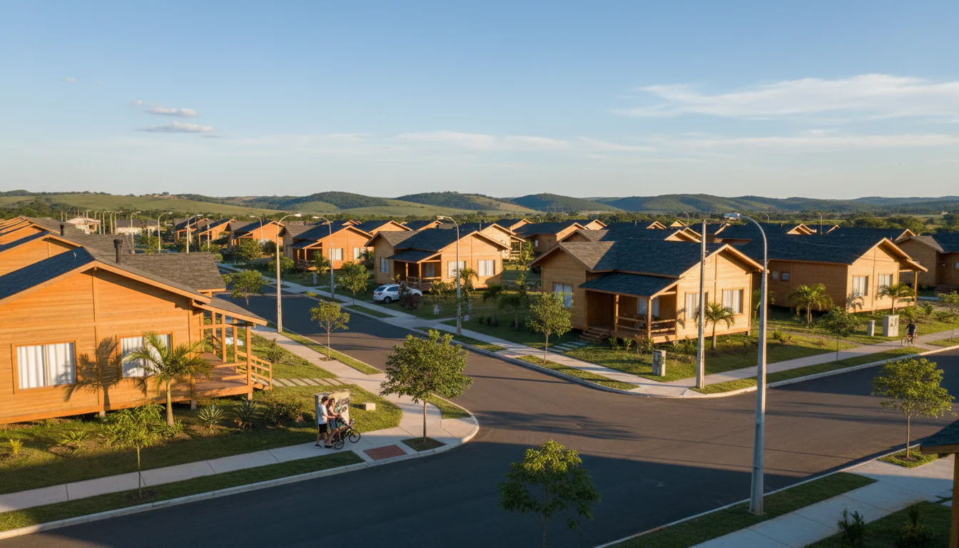 Casas de Madeira Pré-Fabricadas em Serra Branca – PB
