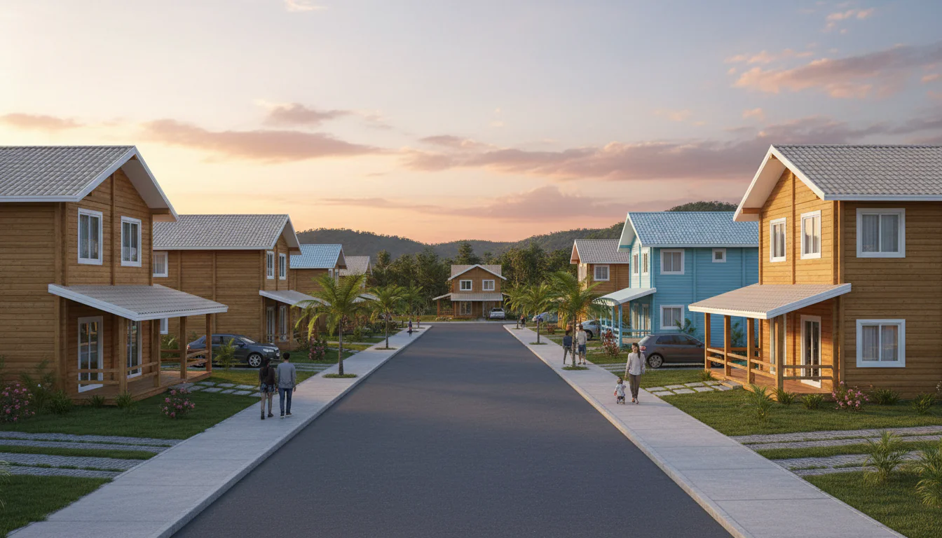 Casas de Madeira Pré-Fabricadas em Serra da Raiz – PB