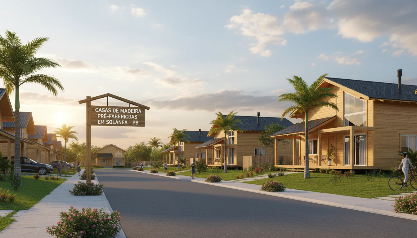 Casas de Madeira Pré-Fabricadas em Solânea – PB Casas de Madeira Pré-Fabricadas em Solânea – PB