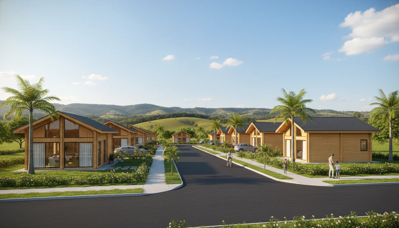 Casas de Madeira Pré-Fabricadas em Teixeira – PB Casas de Madeira Pré-Fabricadas em Teixeira – PB