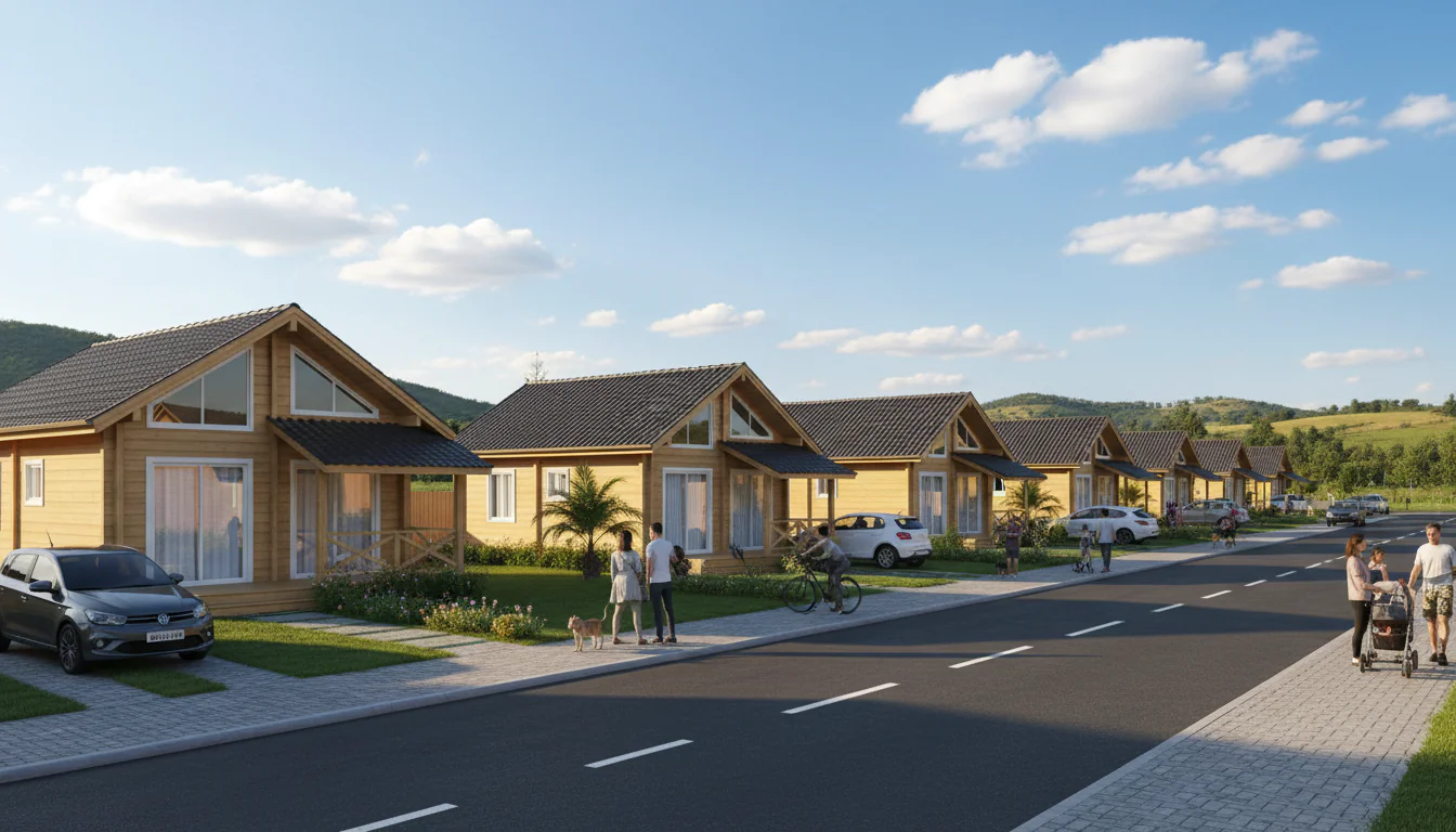 Casas de Madeira Pré-Fabricadas em Santa Rosa do Piauí – PI Casas de Madeira Pré-Fabricadas em Santa Rosa do Piauí – PI