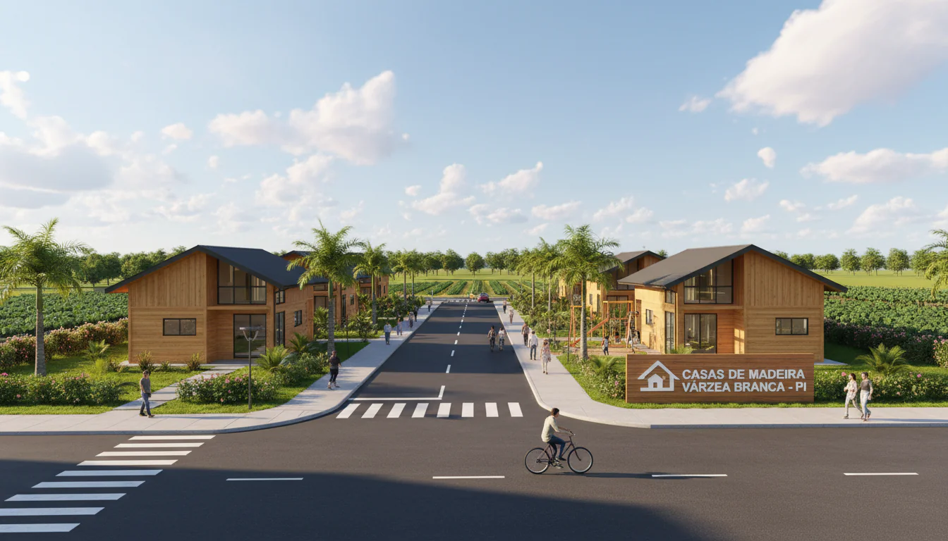 Casas de Madeira Pré-Fabricadas em Várzea Branca – PI