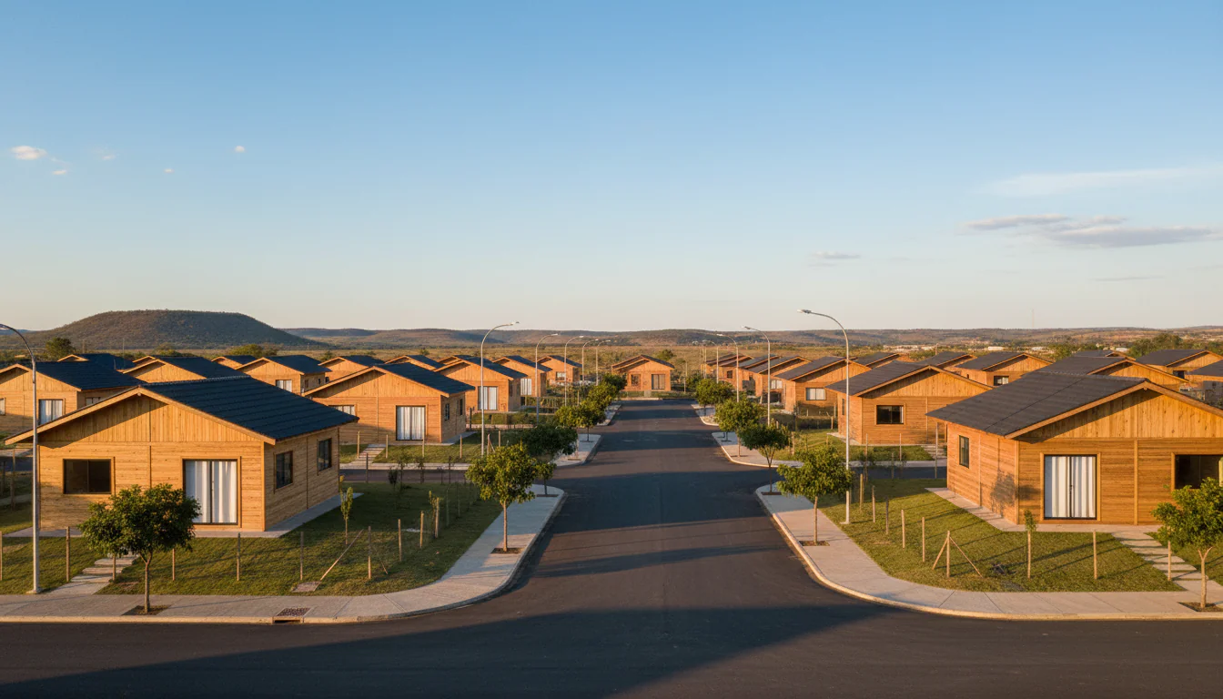 Casas de Madeira Pré-Fabricadas em Jacobina do Piauí – PI