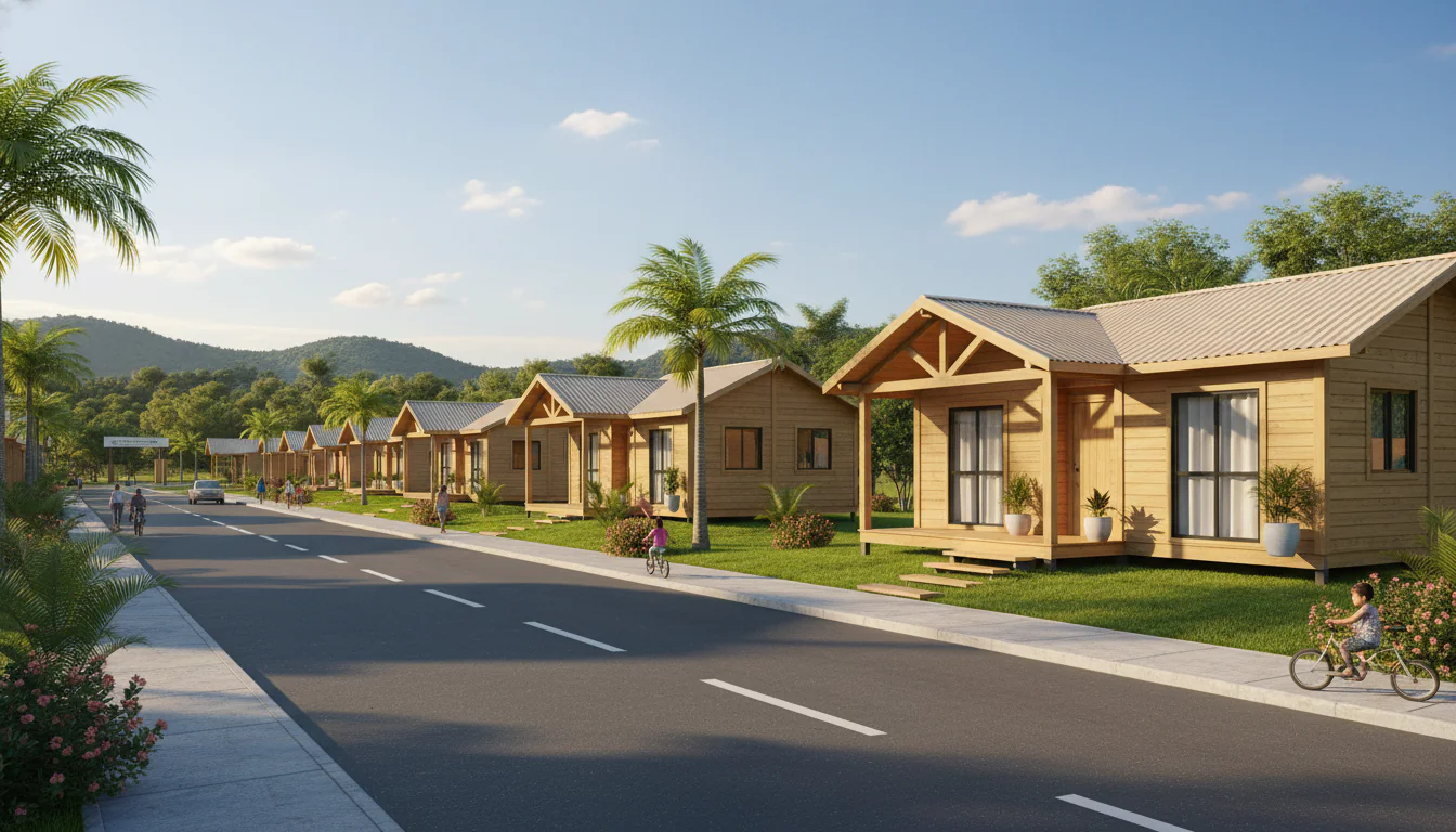 Casas de Madeira Pré-Fabricadas em Santana do Piauí – PI