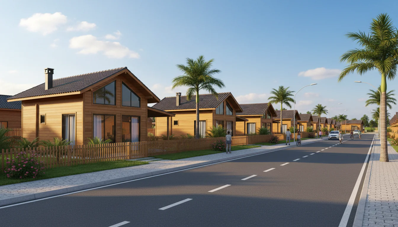 Casas de Madeira Pré-Fabricadas em Bom Princípio do Piauí – PI