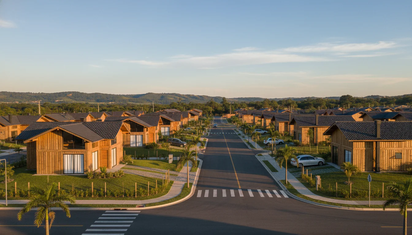 Casas de Madeira Pré-Fabricadas em Dormentes – PE