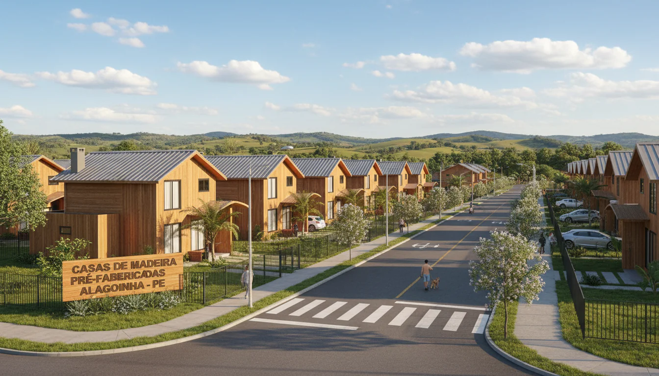 Casas de Madeira Pré-Fabricadas em Alagoinha – PE