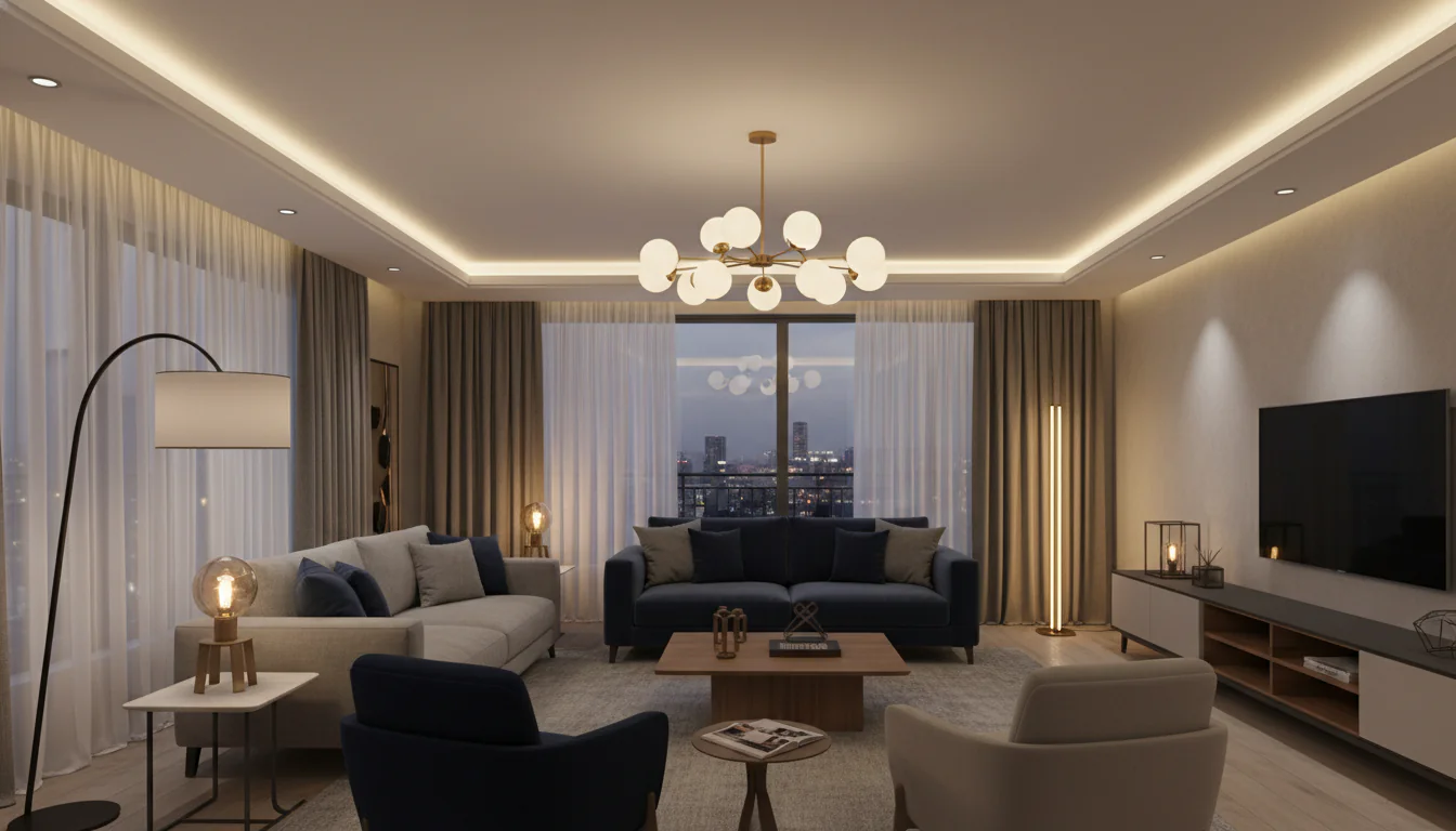 Luminária para sala: modelos para iluminar ambiente