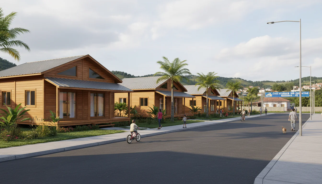 Casas de Madeira Pré-Fabricadas em Bezerros – PE