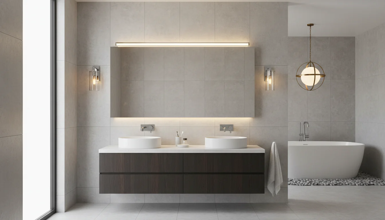 Luminária para banheiro: modelos modernos e atemporais Luminária para banheiro: modelos modernos e atemporais