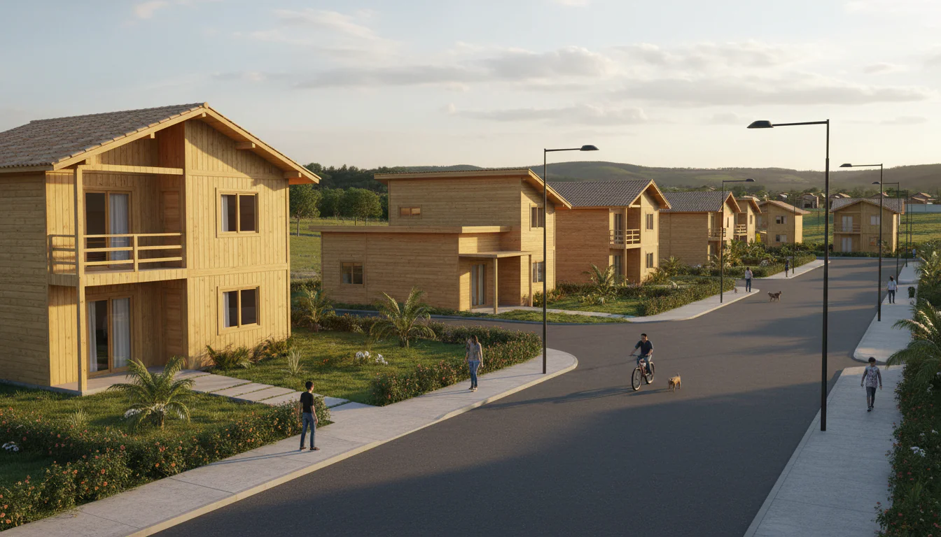 Casas de Madeira Pré-Fabricadas em Bom Jardim – PE Casas de Madeira Pré-Fabricadas em Bom Jardim – PE