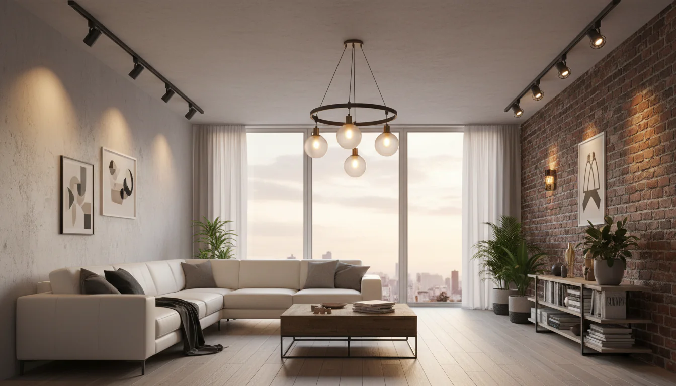 Luminária de trilho: ideias para usar e tutoriais