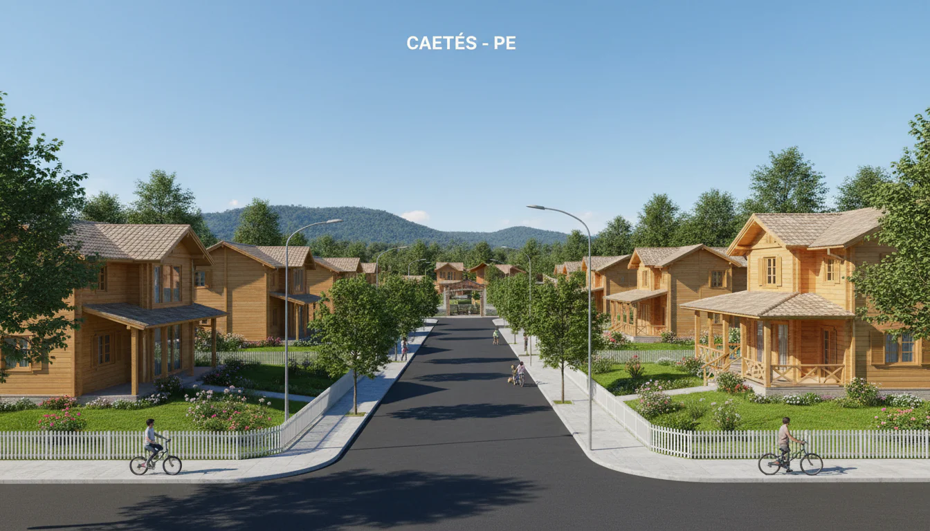 Casas de Madeira Pré-Fabricadas em Caetés – PE