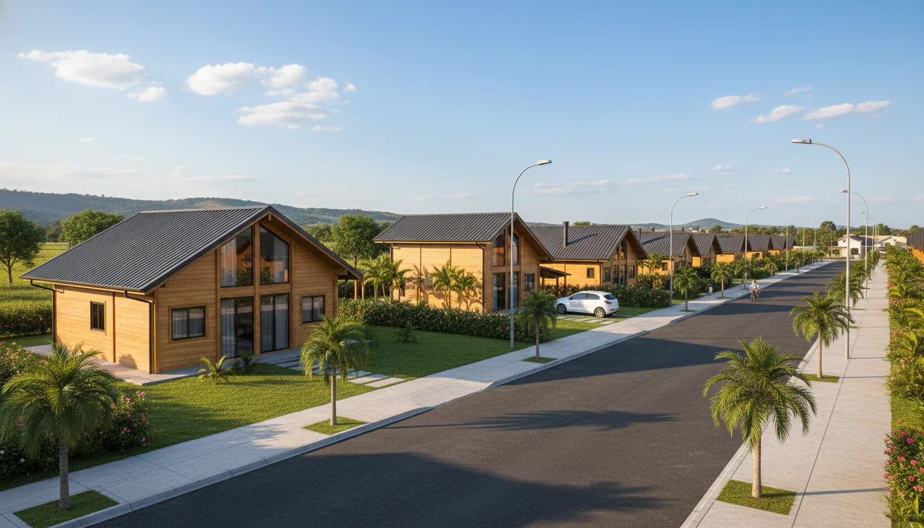 Casas de Madeira Pré-Fabricadas em Capoeiras – PE