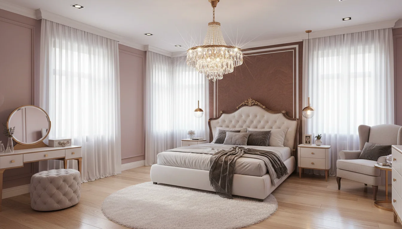 Lustre para quarto: modelos em quartos lindos